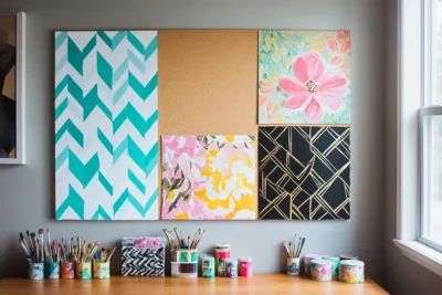 10 propuestas DIY para pintar tu pizarra de corcho