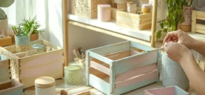 Como pintar y decorar cajas de fruta con chalk paint 2