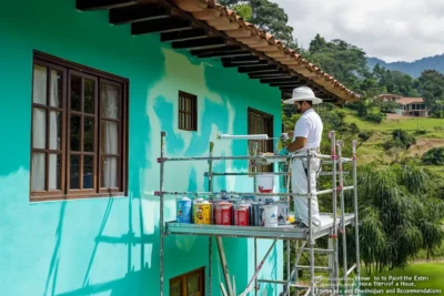 ¿Como pintar la fachada de una casa PASO A PASO