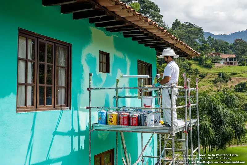 ¿Como pintar la fachada de una casa PASO A PASO