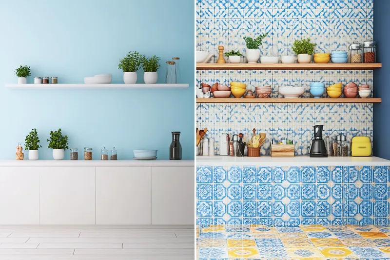 pintar las paredes de la cocina o decorar con azulejos, ¿qué es mejor?